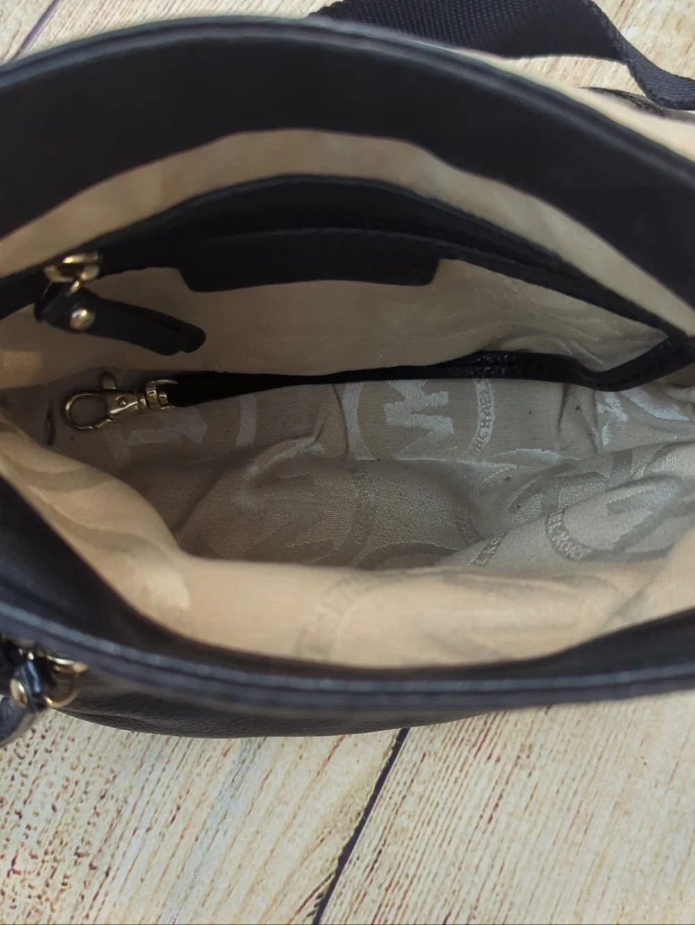 Michael Kors Y2K Black Leather Crossbody Bag - Picture 11 of 11